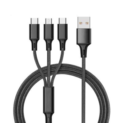 China Multifunctional Type-C Multifunctional Type C USB Data Cable 3 in 1 Universal Type-C USB Ports Cable/ for sale