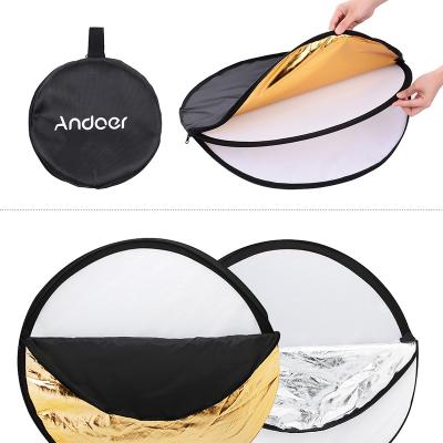 China 5 in 1 Portable Round Collapsible Multi Disc Photography Studio Photo Camera Reflector Approx 60cm/24in for sale