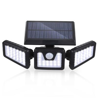 China Residential Solar Powered Outdoor Wireless PIR Motion Sensor Wall Street Light Night Lamp IP65 Water Resistant Safe Lighting for sale