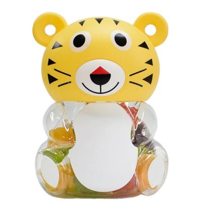 China Natural Cartoon Animal Toys Mini Assorted Flavors Soft Jelly Candy Fruit Cups for sale