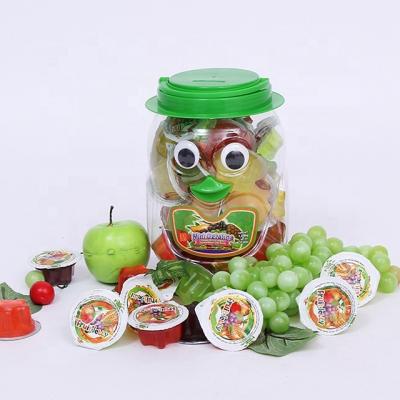 China 32G Penguin Normal Jar Sweet Taste Jelly Cup Assorted Mini Jar Fruit Dessert Jelly for sale