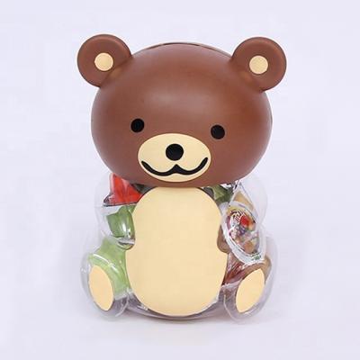 China 32G Full Size Animal Bear Jar Assorted Sweet Taste Jelly Cup for sale