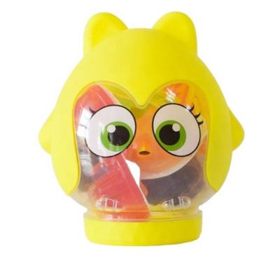 China Natural Hot Selling Owl Shaped Halal Jelly Food With Different Fruit Flavor for sale