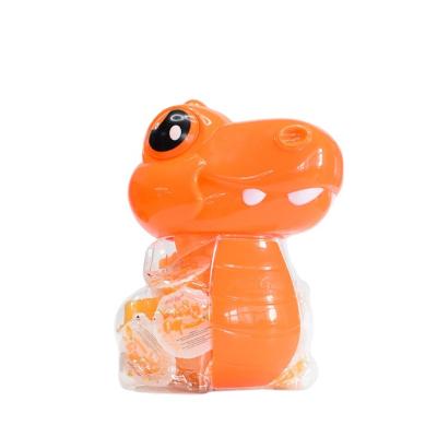 China Normal Delicious Jelly Soft Candy Fruit Jelly Mix Flavors Assorted Fruit Jelly In Cartoon Dinosaur Toy Jar for sale