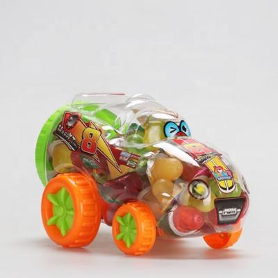 China Natural Halal Certificate Custom Fruit Jelly Candies With Toy Car For Kids for sale