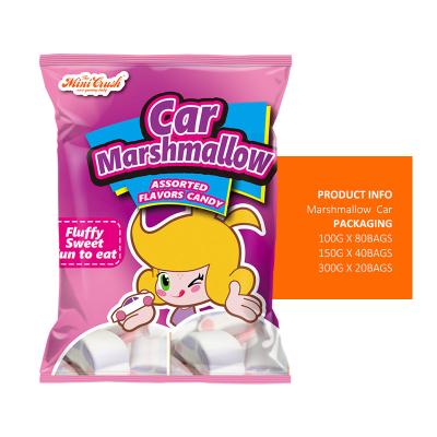 China Free Samples Natural Mini Cotton Candy Colored Marshmallow Candy for sale