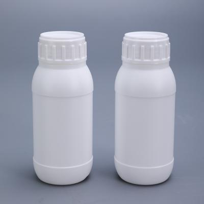 China 100ml White Empty HDPE Plastic Chemical Powder Liquid Agricultural Round Reagent Bottle Storage And Transportion for sale