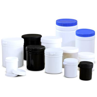 China UMETASS 150ml-2L Cosmetic Packaging Wide-Mouth HDPE Plastic Jar Containers With Screw Lids Freezer Storage Can Ice Cream BPA Free for sale