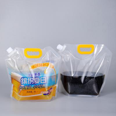 China Bpa Recyclable Free Folding Water Bags Folding Drinking Water Storage Bags for sale