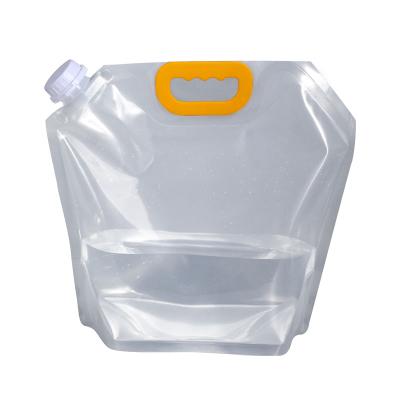 China 1l 1.5l 2.5l 5l Recyclable Spout Pouch Foldable Storage Drink Bag Outdoor Plastic Bag for sale