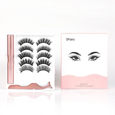 China Deeply 2021 New Styles Own OEM Logo Custom Eyelash Packaging Box Private Label Magnetic Stripe Eyelash Package Case Mink Eyelashes for sale