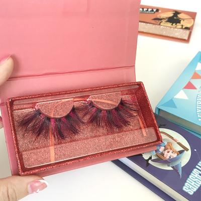 China Deeply Ready to Ship 2021 New Arrival Halloween Eyelash Boxes Casket Eyelash Packaging Box for sale