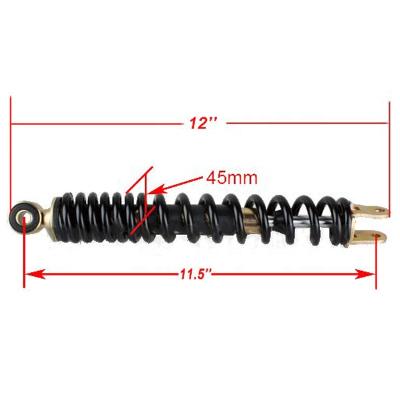 China Solid 305mm GY6 50CC Aluminum Steel Aluminum Steel Motorcycle Rear Shock Absorber for sale