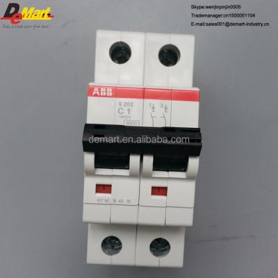 China ABB Breaker S202-C1 MCB Air Switch 10*10*5 for sale