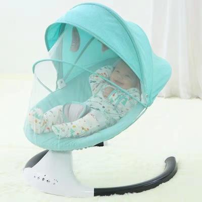 China Modern Baby Swing Chair Crib Bed Bouncer With Automatic Music Swinger Rocker Baby for sale