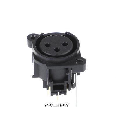 China DY-02X Speaker Microphone Female Xlr Audio Jack 1/4" Combined Jack Chassis Connector DY-02X for sale