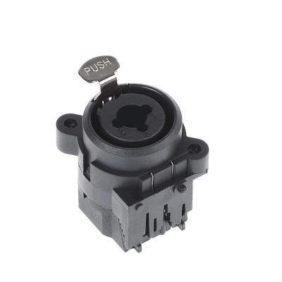 China PJ-05P-10 Female Receptacle Xlr Jack Combo Stereo Socket Connector 3 Pole Xlr With 1/4" Stereo Jack PJ-05P-10 for sale