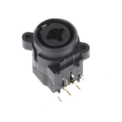 China audio & Video Sound Connector Mic Speaker Terminal Board Audio Jtele Xlr Female 10 Pin Connector for sale