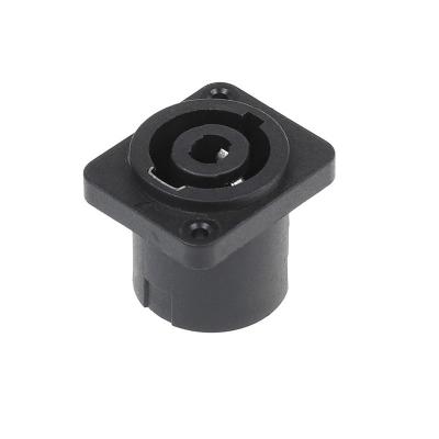 China audio & Mic Speaker Terminal Board Audio Video Sound Male Xlr 4 Pin Connector Socket for sale