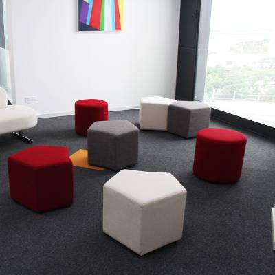 China Simple Colorful Modern Sofa Corner Living Room Office Fabric Chair Sofa Lobby Hideaway Button Comfortable Chair for sale