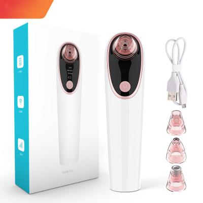 China Food Grade Silicone+ABS Clear Pore Vacuum Remover Blackhead Camera Pore Remover Acne Whitehead Removal Tool Comedone Extractor Electric Face Cleaning for sale