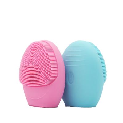 China Food Grade Silicone+ABS Sonic Facial Cleansing Brush Soft Detergent Radio Bamboo Charcoal Waterproof Bamboo Face Travel Size Filling Massager for sale