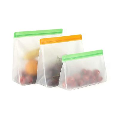 China Reusable pinici food storage bags sustainable storage bag food storage bags BPA FREE apartment/rack freezer bags for sale