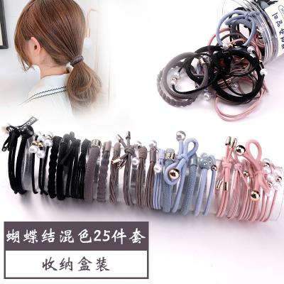 China European and American style wholesale hot Korean16 piece set scrunchies headband hair rope elastic band hair ties for girls for sale