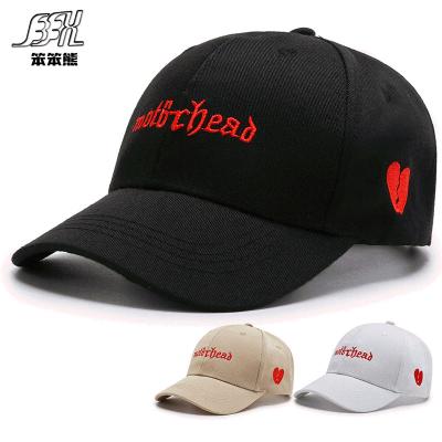 China JOINT children's hat spring embroidery letter broken heart boys and girls baseball cap sun block in Korean children's hat for sale