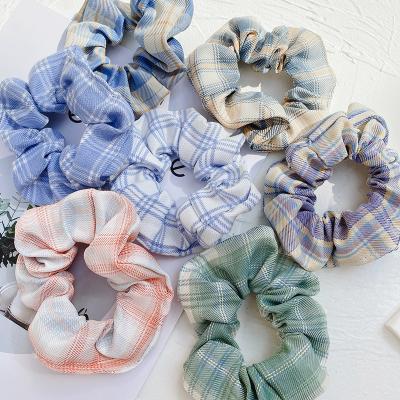 China Custom Made Scrunchies Famous Brands Designer Hair Scrunchies Satin Hair Scrunchies Elastic Band European and American Korean Hair Ropes for sale