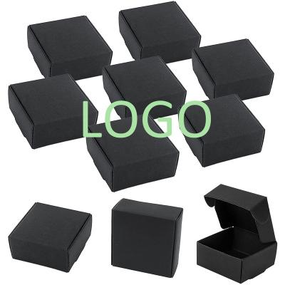 China Logo Printing Foldable Easy Shipping Recyclable Custom Mailing Box Packaging Paper Gift Package Cardboard Boxes White Black for sale