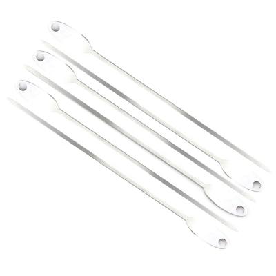 China Easily Cleaned BBQ Tools Barbecue Roasting Skewers Stainless Steel BBQ Spits BBQ Forks 6pcs-set for sale