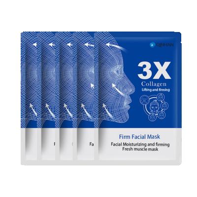 China Skin Care Facial Korean Collagen Moisturizer Private Label Mask Custom Firm Firming Face Masks for sale