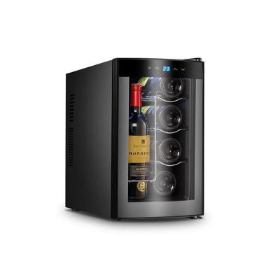 China Full Series Touch Screen 8 Bottle Horizontal Built In Wine Fridge Mini Red Wine Fridges Cooler for sale