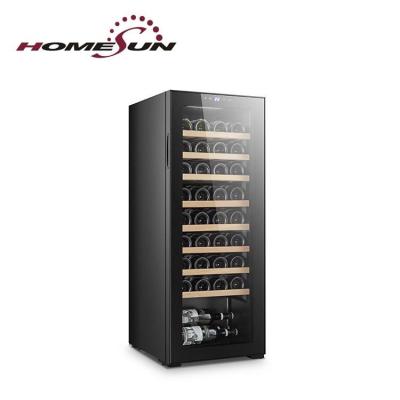 China Digital Touch Screen Homesun 36 Bottles Commercial Wine Compressor Wine Cooler for sale