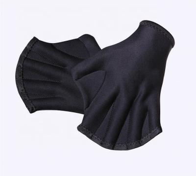 China Neoprene Forming Aqua Fit Swim Webbed Gloves Water Resistance Fitness Gloves For Women Men Kids for sale