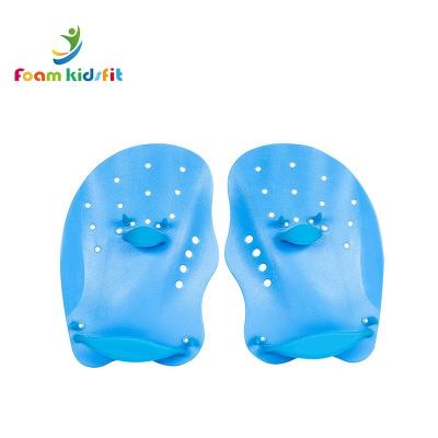 China Silicone Hand Wear Silicone Paddle Palm Diving Webbed Swimming Gloves for sale