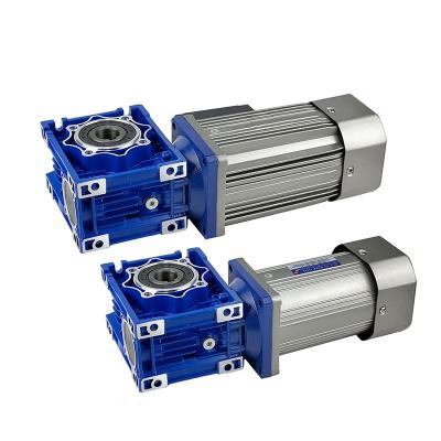 China 60W RV30 Low Noise Motor Set 220V AC Motor Electric Motor Dripproof Worm Gear Reducer High Torque Motor With Speed ​​Controller for sale