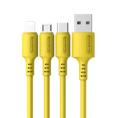 China Durable Somostel BP06 3.1A Body High Current SR Cable De Datos Flexible SR Increased Protection USB Fast Charging Cable For Mobile Phone for sale