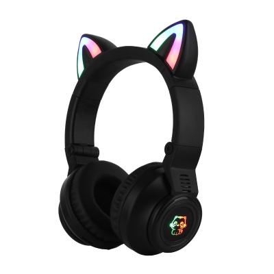 China New Design STN26 RGB LED Cat Ear Blue Tooth Wireless Headphones BT5.0 Auriculares Earphone Perfect Sound Accessories For Girl for sale