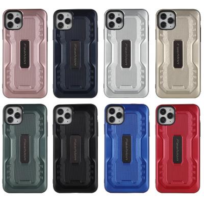 China With Hot Selling Magnetic Soft Magnetic TPU Stand Holder Cell Phone Shockproof Case For Samsung Iphone Fundas Movil Phone Cover for sale