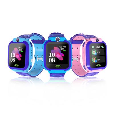 China 2021 Latest Touch Screen Kids SOS Gps Tracker Waterproof Smartwatch Q12 For Kids 32GB Compatible IOS & Android System for sale