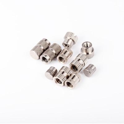 China Heavy Industry Customized M3 M4 M5 M6 M8 M10 1/4-20 10-24 Stainless Steel Brass Aluminum Insert Nuts For Plastics for sale