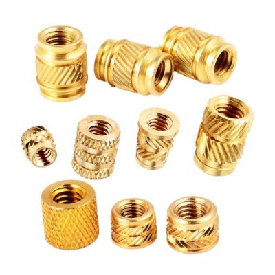 China Heavy industry factory custom m3 m4 m5 m6 brass nut insert knurled nuts for sale