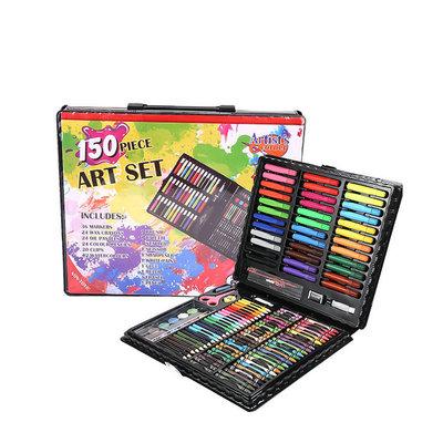 China Children's Gift Box Watercolor Pen Painting Set 150 Piece Paint Stick 150 for sale