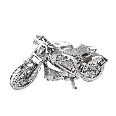 China Cartoon Toy Motorcycle DIY Jigsaw Puzzle Toy Metal Car 3D Model Creative Hand Assembled Decoration Jigsaw Puzzle Gift for sale