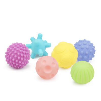 China Baby's first education 3-6-12-18 months puzzle soft hand hook ball toy baby massage touch sense ball GC00022 HE0207 for sale