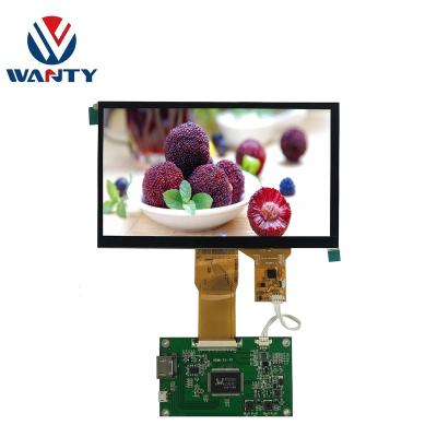 China Industrial Application Size 7 Inch 1024*600 RGB TFT TN Custom Capacitive LCD P+G USB Touch Screen Raspberry Pi 3 4 Touch Display for sale