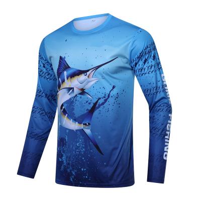 China New Baeybe Antibacterial Customized LOGO Fishing Summer Border Sunscreen Shirt UPF50+ Quick Dry Fishing Clothing for sale