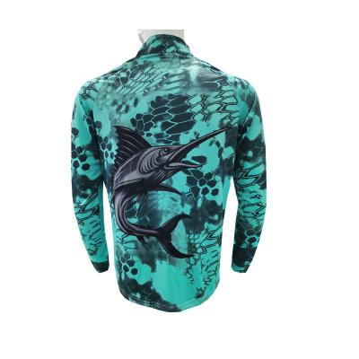 China Baeybe Antibacterial Custom Windproof Fishing T-Shirts For Men Sun Protection UPF 50+ Long Sleeve UV Antibacterial for sale